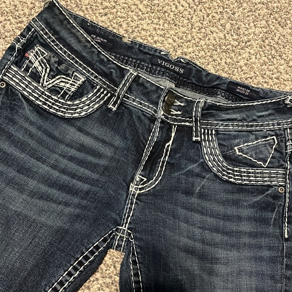 VIGOSS Jeans, capri/ankle length, Size 29, low/mid rise